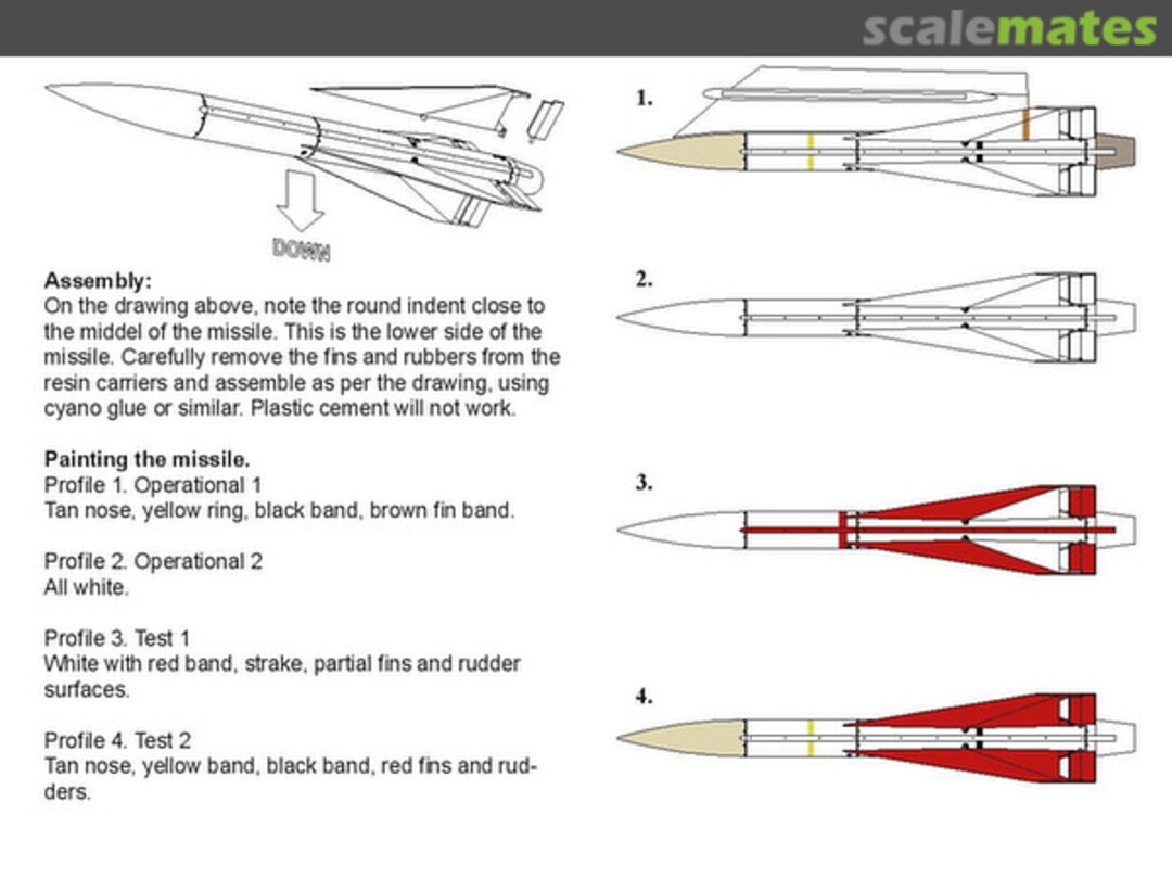 Boxart MiM-23 Hawk Missile for Iranian F-14 Tomcat MMK4914 Maestro Models