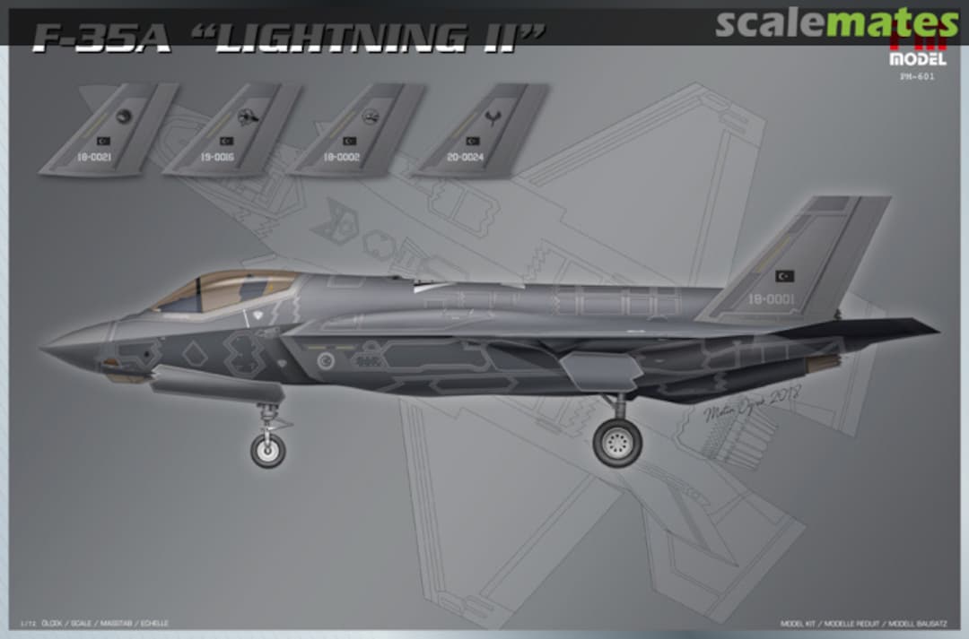 Boxart F-35A Lightning II PM-601 PM Model Boxart F-35A Lightning II PM-601 PM Model