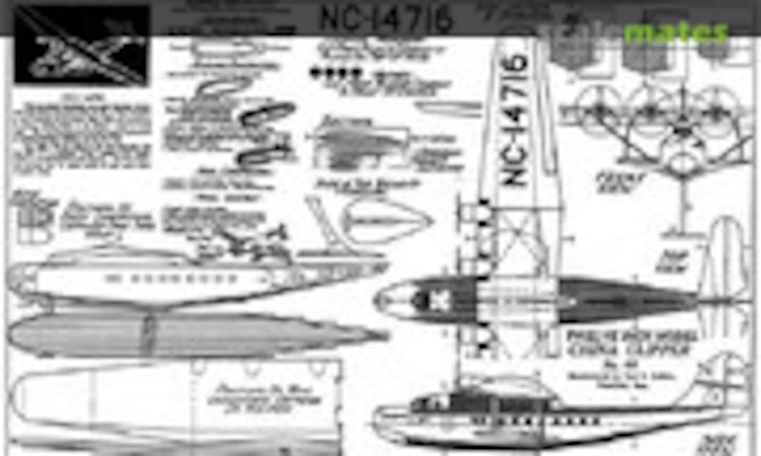 1:130 China Clipper (Guillow's 60)