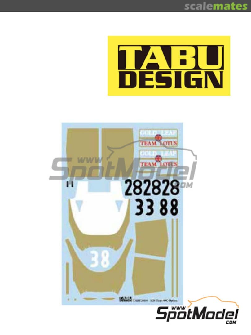 Boxart Lotus Ford Type 49C Lotus Team TABU20155 Tabu Design Boxart Lotus Ford Type 49C Lotus Team TABU20155 Tabu Design