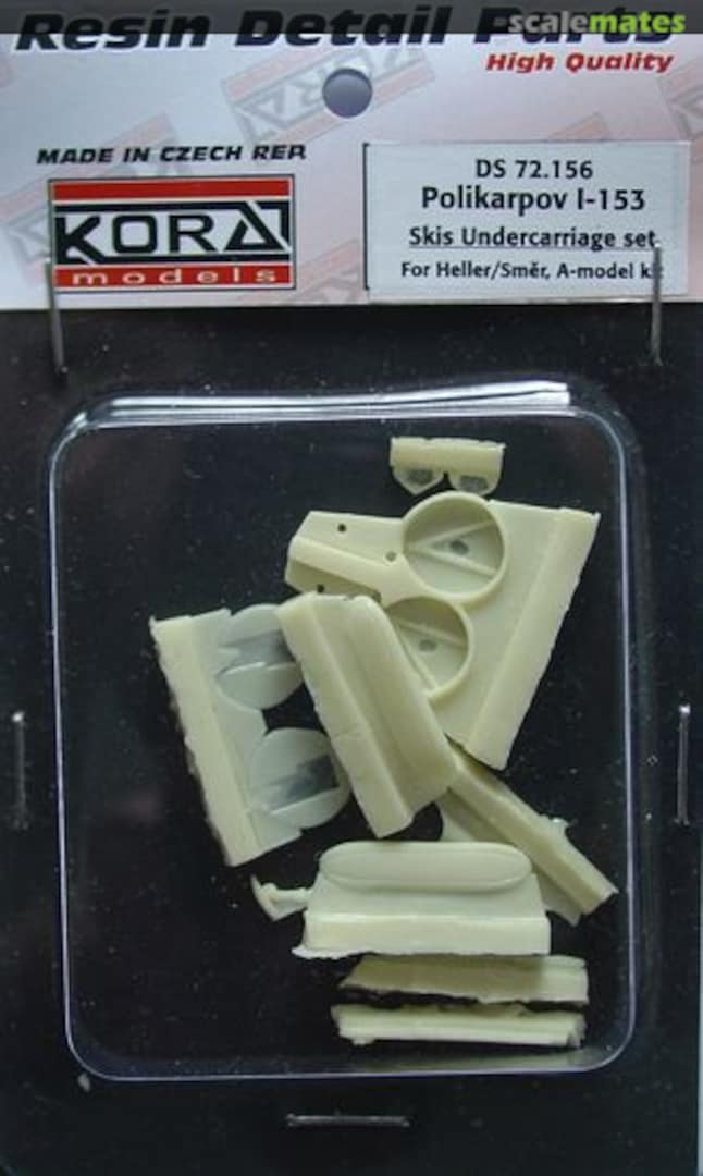 Boxart Polikarpov I-153 skis undercarriage set DS72156 Kora Models Boxart Polikarpov I-153 skis undercarriage set DS72156 Kora Models