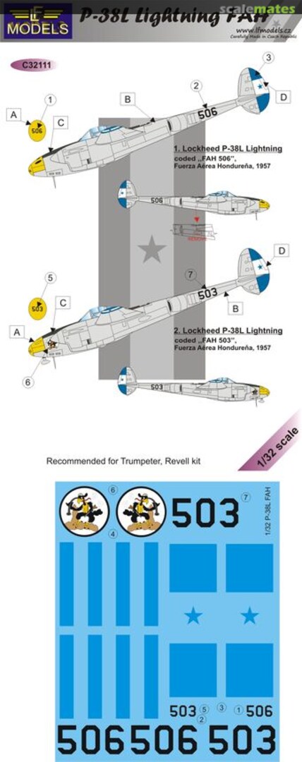 Boxart P-38 Lightning C32111 LF Models Boxart P-38 Lightning C32111 LF Models