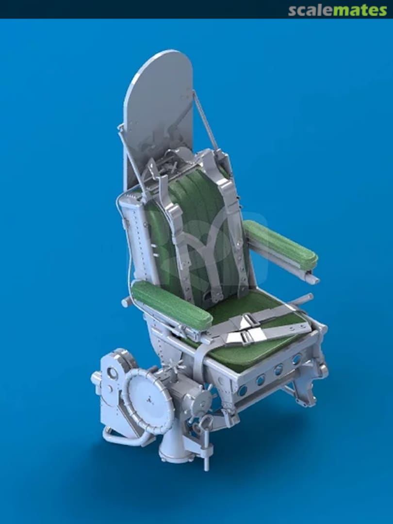 Boxart Highly-Detailed Avro Lancaster Pilot's Seat (for HK kit) With Belts RESIN2detail Boxart Highly-Detailed Avro Lancaster Pilot's Seat (for HK kit) With Belts RESIN2detail