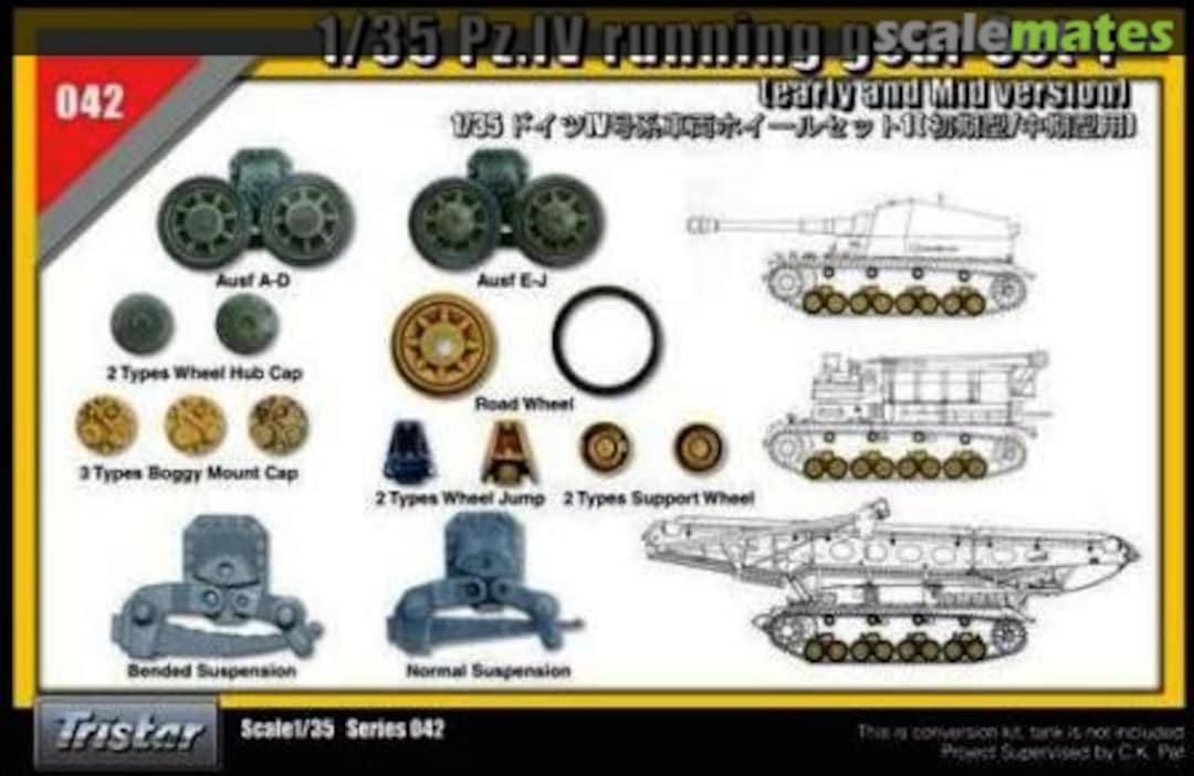 Boxart Pz.IV running gear 35042 Tristar Boxart Pz.IV running gear 35042 Tristar