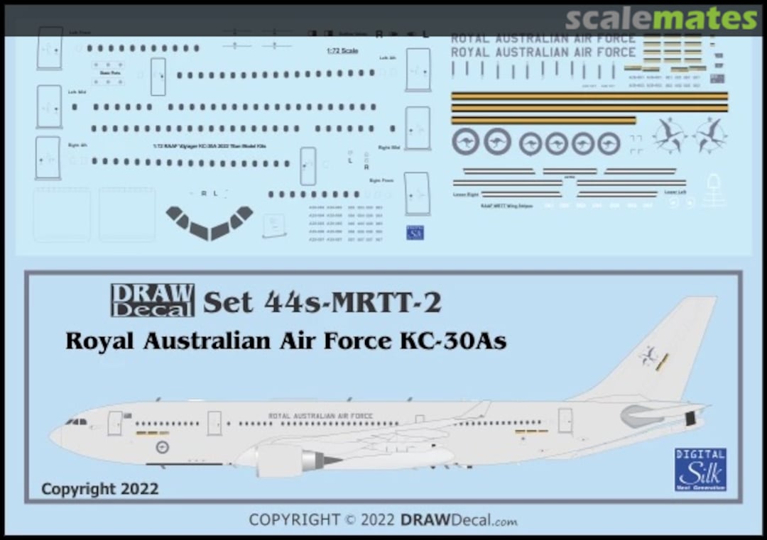 Boxart Royal Australian Air Force KC-30A 44s-MRTT-2 Draw Decal Boxart Royal Australian Air Force KC-30A 44s-MRTT-2 Draw Decal