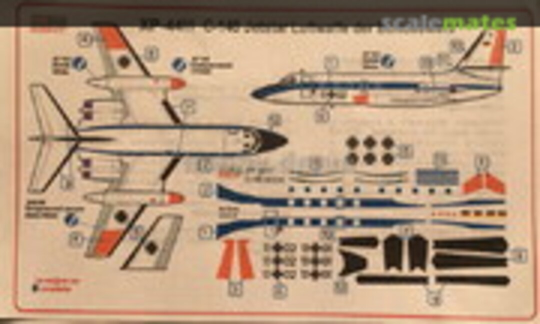 1:144 Lockheed Jetstar C-140 (HOMA XP-4411) XP-4411