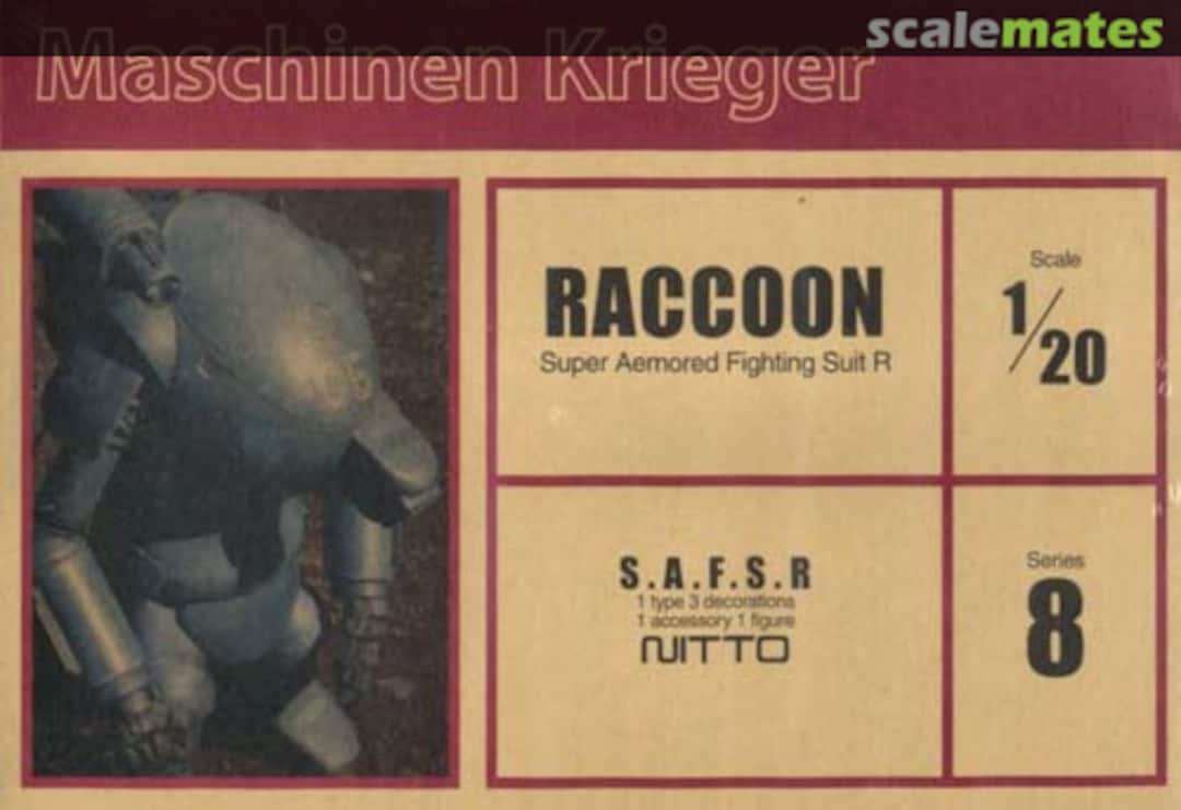 Boxart Raccoon Ma.K Series 8 Redtop Nitto Boxart Raccoon Ma.K Series 8 Redtop Nitto