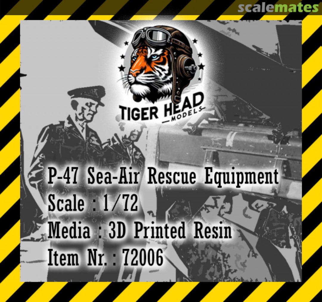 Boxart P-47D Razorback Sea-Air Rescue Equipment R72006 Tigerhead Models