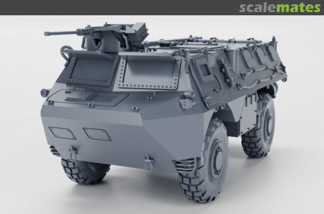 Boxart Wheeled armored personnel carrier VAB 4x4 - closed hatch 72011740 EMP3d Boxart Wheeled armored personnel carrier VAB 4x4 - closed hatch 72011740 EMP3d