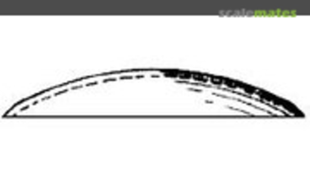 No Dished Dome (44.5 x 38.1 x 7.9 mm) (Plastruct VHD-175VG) VHD-175VG