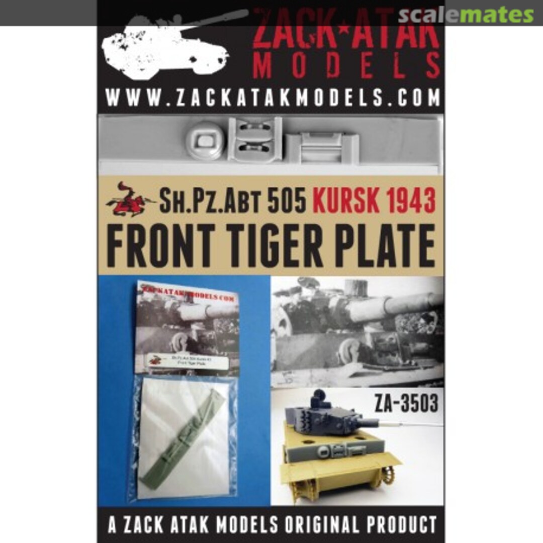 Boxart FRONT TIGER PLATE - KURSK 1943 ZA-3503 Zack Atak Boxart FRONT TIGER PLATE - KURSK 1943 ZA-3503 Zack Atak