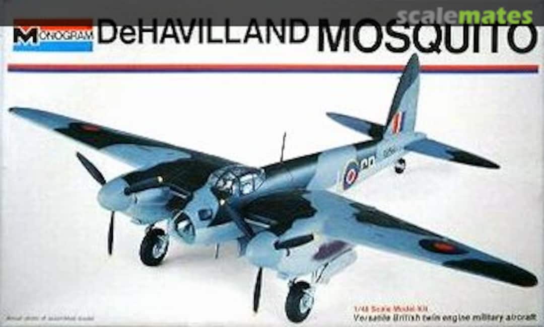 Boxart DeHavilland Mosquito 8943 Bandai/Monogram Boxart DeHavilland Mosquito 8943 Bandai/Monogram