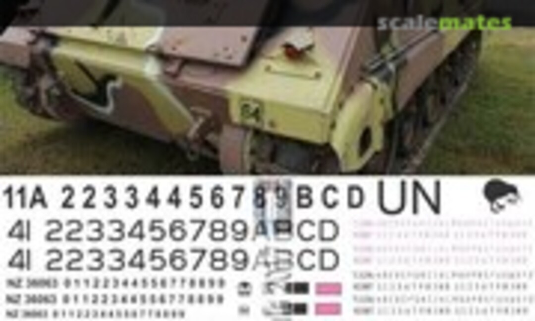 1:35 New Zealand Army M113s (Oldmodels Decals OMD1175) OMD1175