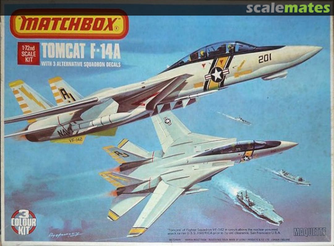 Boxart Tomcat F-14A PK-406 Matchbox Boxart Tomcat F-14A PK-406 Matchbox