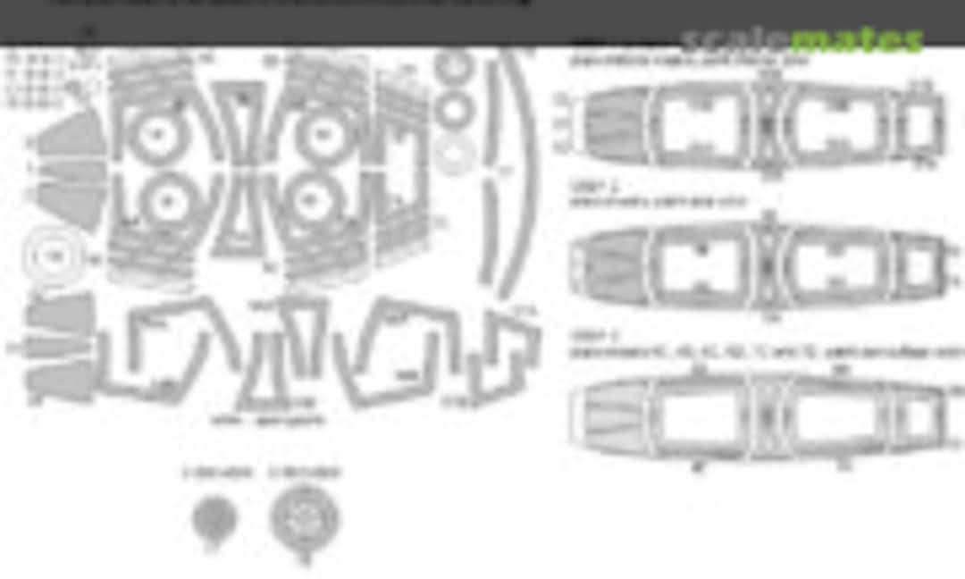 1:48 TF-104G/F-104DJ EXPERT kabuki masks (New Ware NWAM0814) NWAM0814