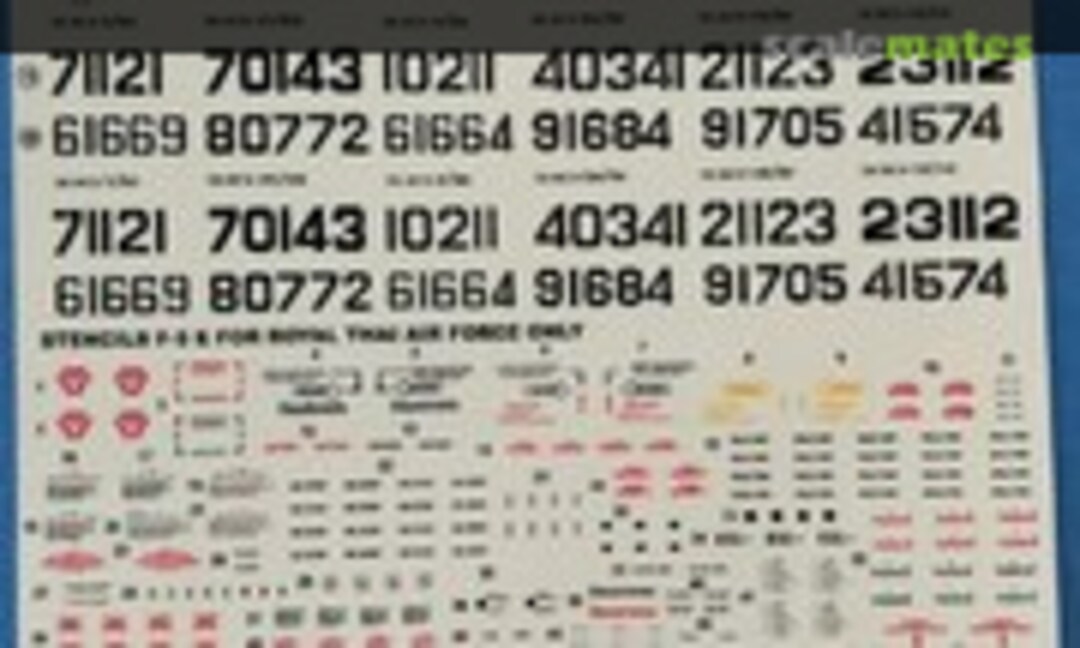 1:32 F-5E Tiger II (Siam Scale SSN.32003) SSN.32003