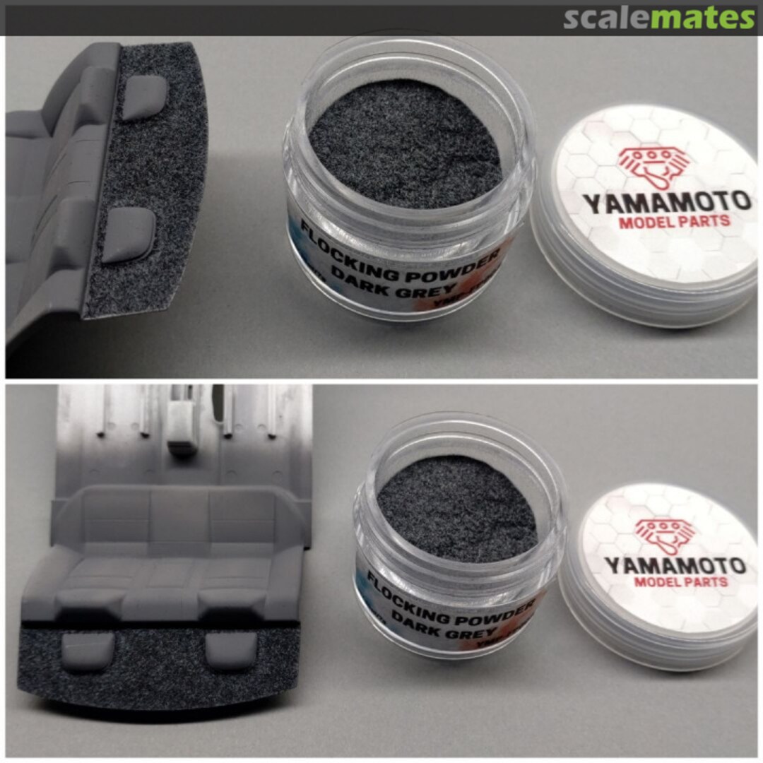 Boxart Flocking Powder Dark Grey YMP-FP003 Yamamoto Model Parts Boxart Flocking Powder Dark Grey YMP-FP003 Yamamoto Model Parts