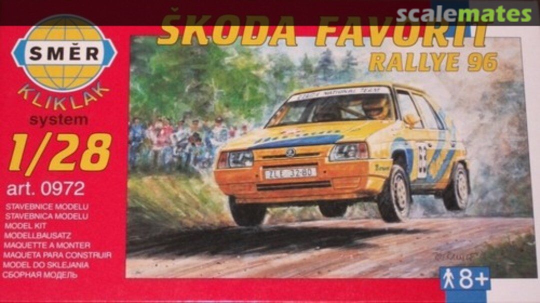 Boxart Škoda Favorit Rallye 96 0972 Směr Boxart Škoda Favorit Rallye 96 0972 Směr