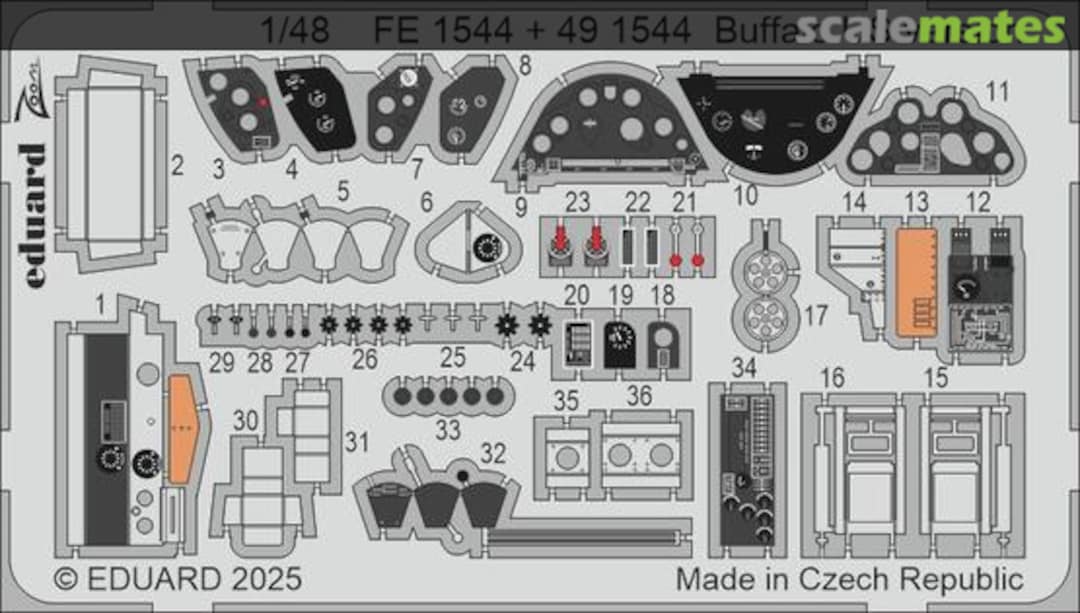 Boxart Buffalo US Version TAMIYA FE1544 Eduard Boxart Buffalo US Version TAMIYA FE1544 Eduard