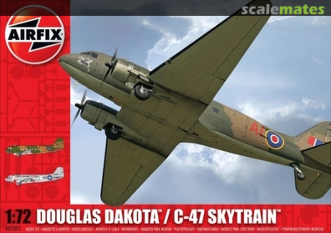 Boxart Douglas Dakota / C-47 Skytrain A07005 Airfix Boxart Douglas Dakota / C-47 Skytrain A07005 Airfix