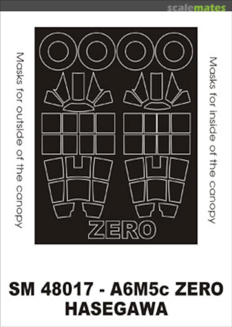 Boxart Mitsubishi A6M5c Zero SM48017 Montex