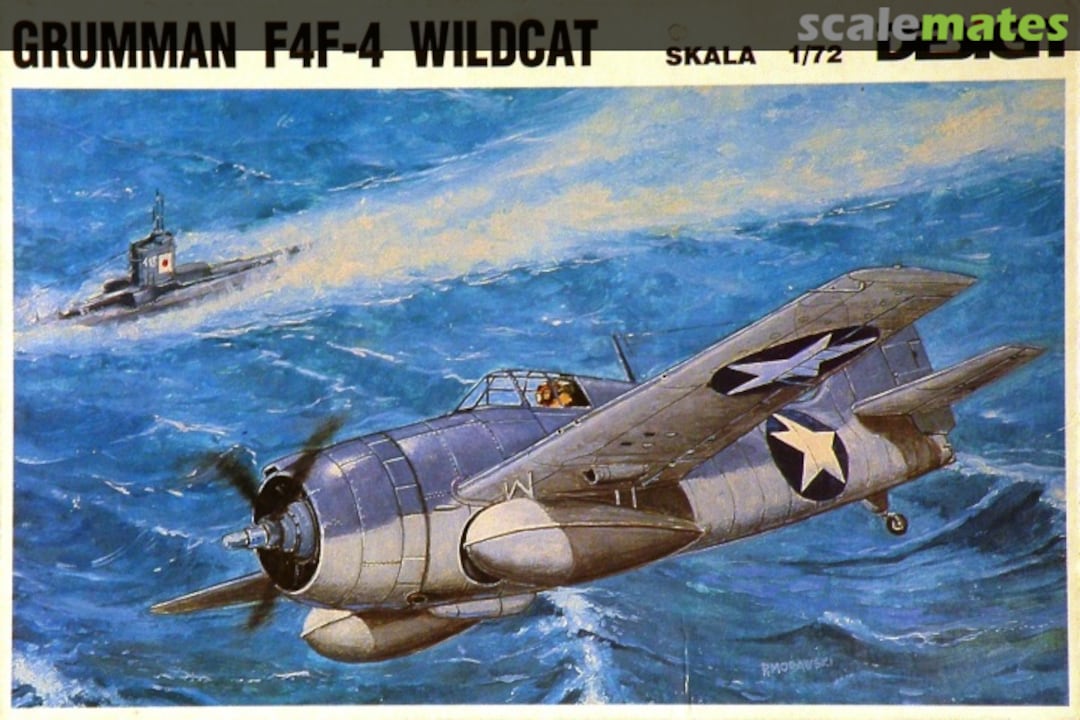 Boxart Grumman F4F-4 Wildcat 7202 Design Boxart Grumman F4F-4 Wildcat 7202 Design