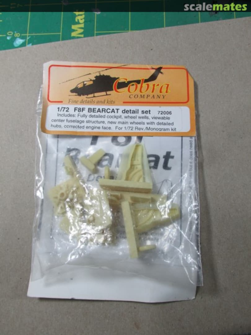Boxart F8F Bearcat Detail Set 72006 Cobra Company Boxart F8F Bearcat Detail Set 72006 Cobra Company