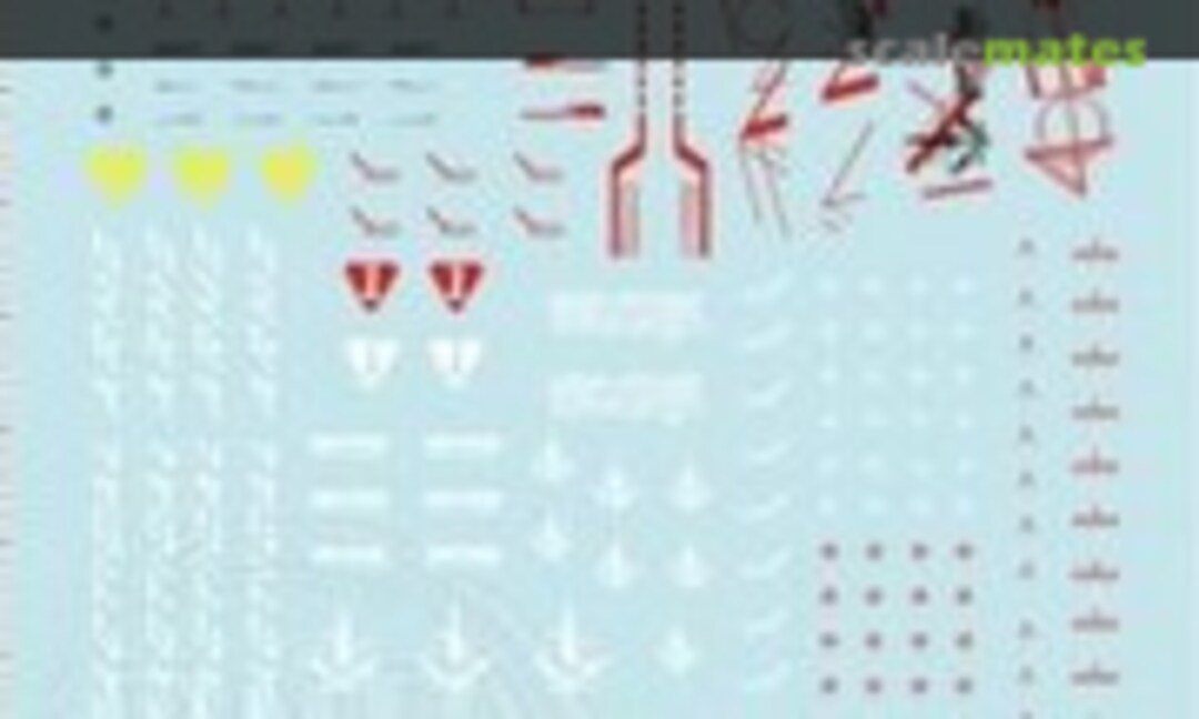 1:100 Decals for MG MBf-P03R Gundam Astray (Easy Decal 1432) 1432