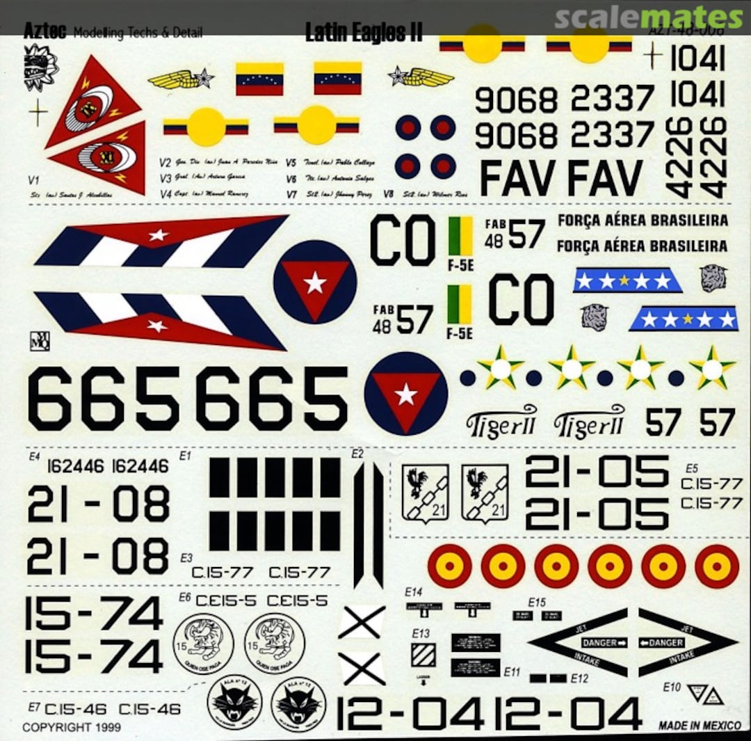 Boxart Latin Eagles II 48-008 Aztec Models Boxart Latin Eagles II 48-008 Aztec Models