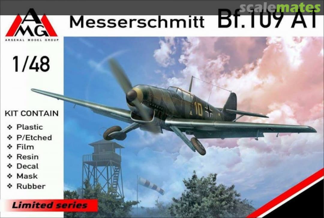 Boxart Messerschmitt Bf.109 A1 48711 AMG Boxart Messerschmitt Bf.109 A1 48711 AMG