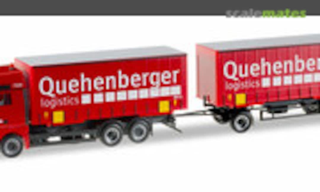 MAN TGX XXL Wechselgardinenplanen-Hängerzug &quot;Quehenberger&quot; (Herpa 922708)