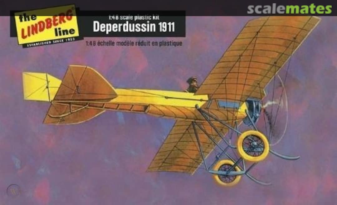 Boxart 1911 Deperdussin Monoplane 506 Lindberg Boxart 1911 Deperdussin Monoplane 506 Lindberg