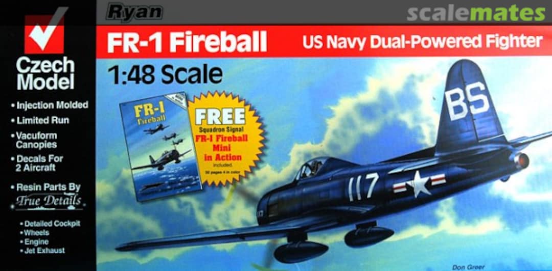 Boxart Ryan FR-1 Fireball 4815 Czech Model