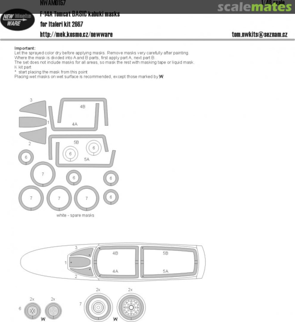 Boxart Grumman F-14A Tomcat BASIC NWAM157 New Ware Boxart Grumman F-14A Tomcat BASIC NWAM157 New Ware