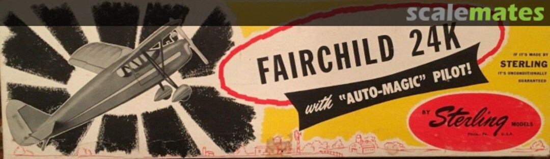 Boxart Fairchild 24K M-3 Sterling Models Boxart Fairchild 24K M-3 Sterling Models