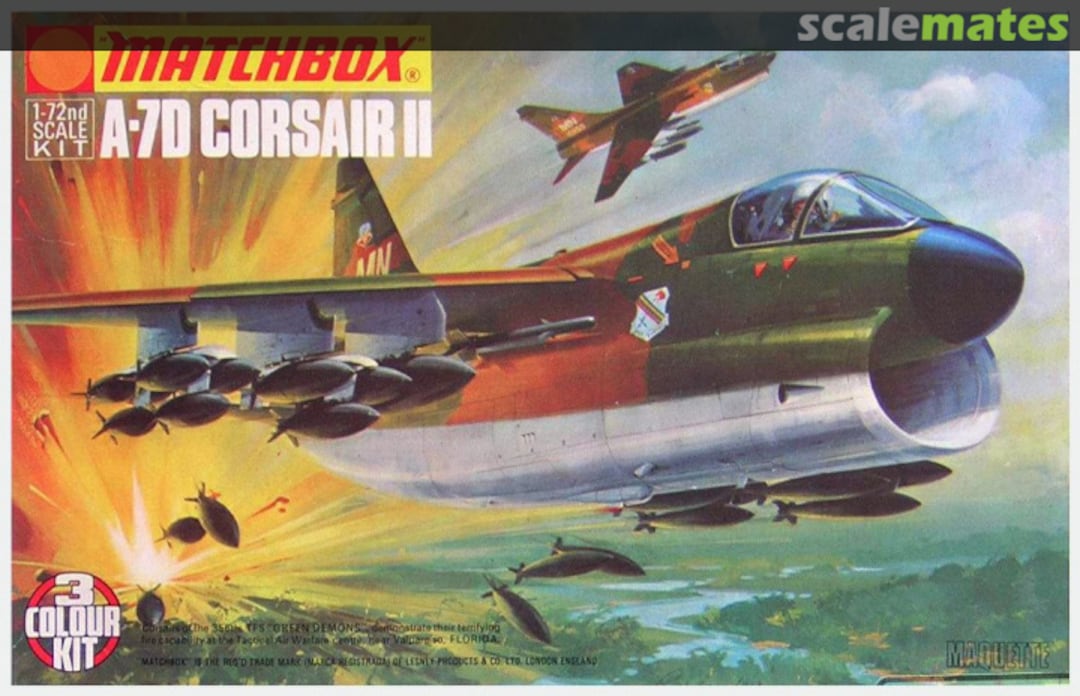 Boxart A-7D Corsair II PK-101 Matchbox Boxart A-7D Corsair II PK-101 Matchbox