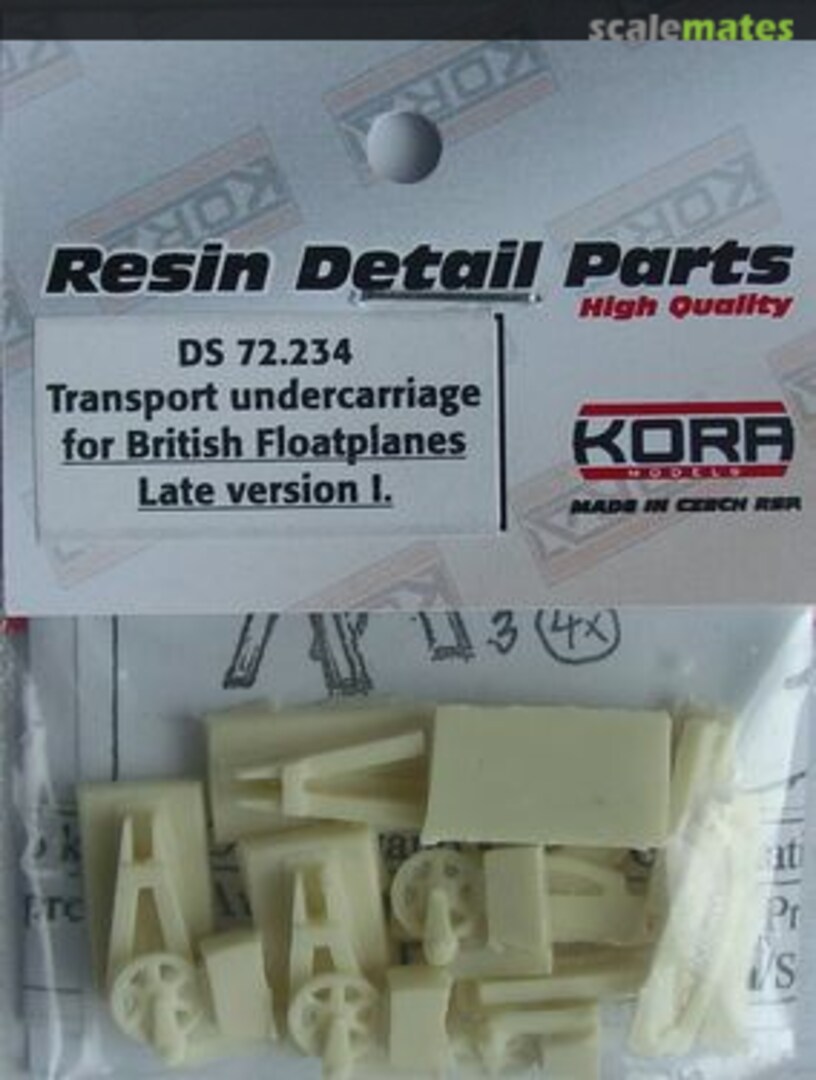 Boxart Transport Undercarriage for British Floatplanes DS72234 Kora Models Boxart Transport Undercarriage for British Floatplanes DS72234 Kora Models