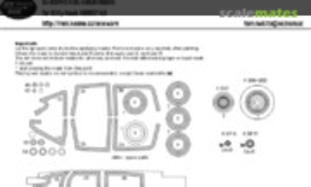 1:48 Su-30SM BASIC kabuki masks (New Ware NWAM0815) NWAM0815