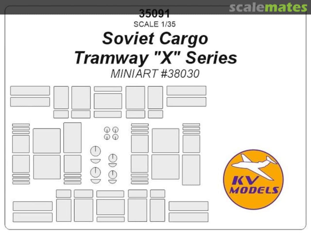 Boxart Soviet Cargo Tramway "X" Series 35091 KV Models Boxart Soviet Cargo Tramway "X" Series 35091 KV Models