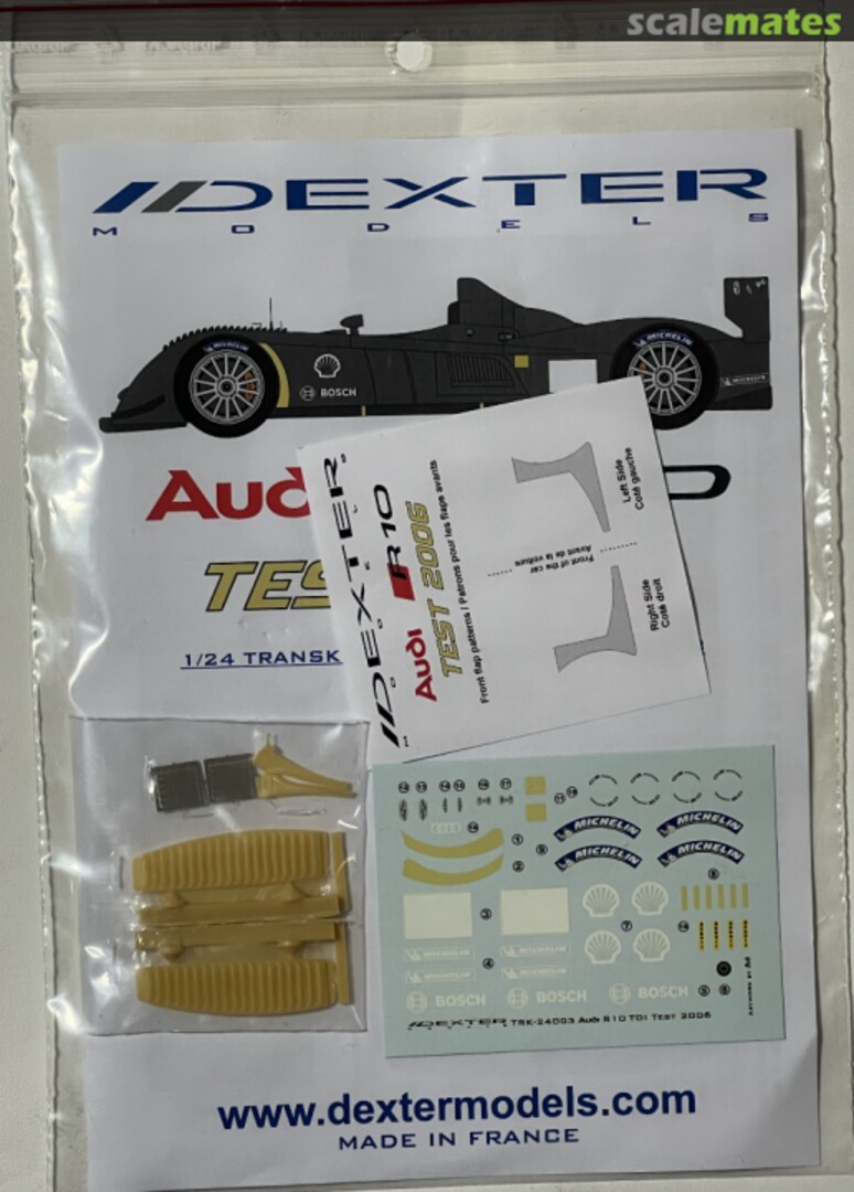 Boxart Audi R10 TDI Test 2006 24003 Dexter Models Boxart Audi R10 TDI Test 2006 24003 Dexter Models