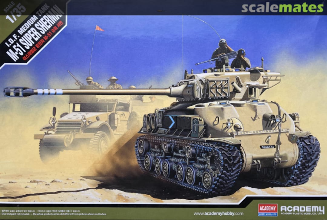 Boxart I.D.F. M-51 Super Sherman 13254 Academy Boxart I.D.F. M-51 Super Sherman 13254 Academy
