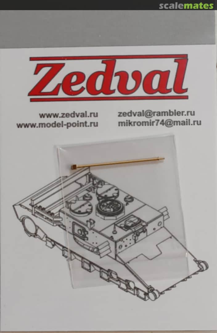 Boxart 30mm cannon barrel A72002 Zedval Boxart 30mm cannon barrel A72002 Zedval