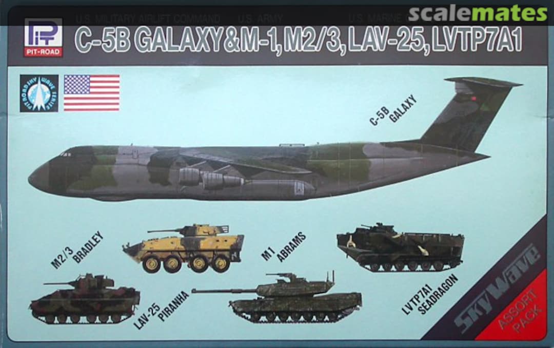 Boxart C-5B Galaxy & M-1, M2/3, LAV-25, LVTP7A1 S-4 Pit-Road Boxart C-5B Galaxy & M-1, M2/3, LAV-25, LVTP7A1 S-4 Pit-Road