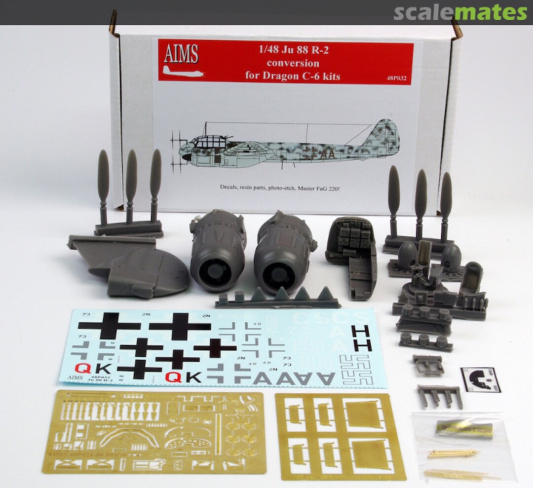 Boxart Junkers 88R-2 Conversion 48P032 AIMS Boxart Junkers 88R-2 Conversion 48P032 AIMS