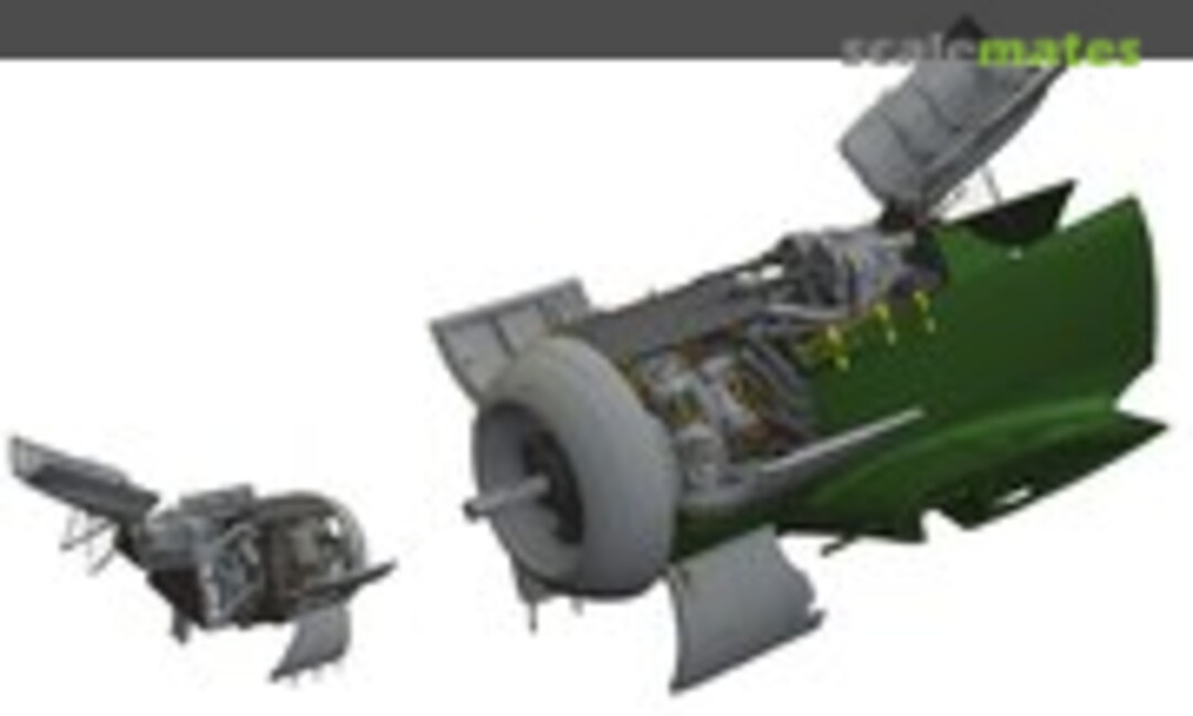 1:48 Fw 190A-7 engine & fuselage guns (Eduard 648941)