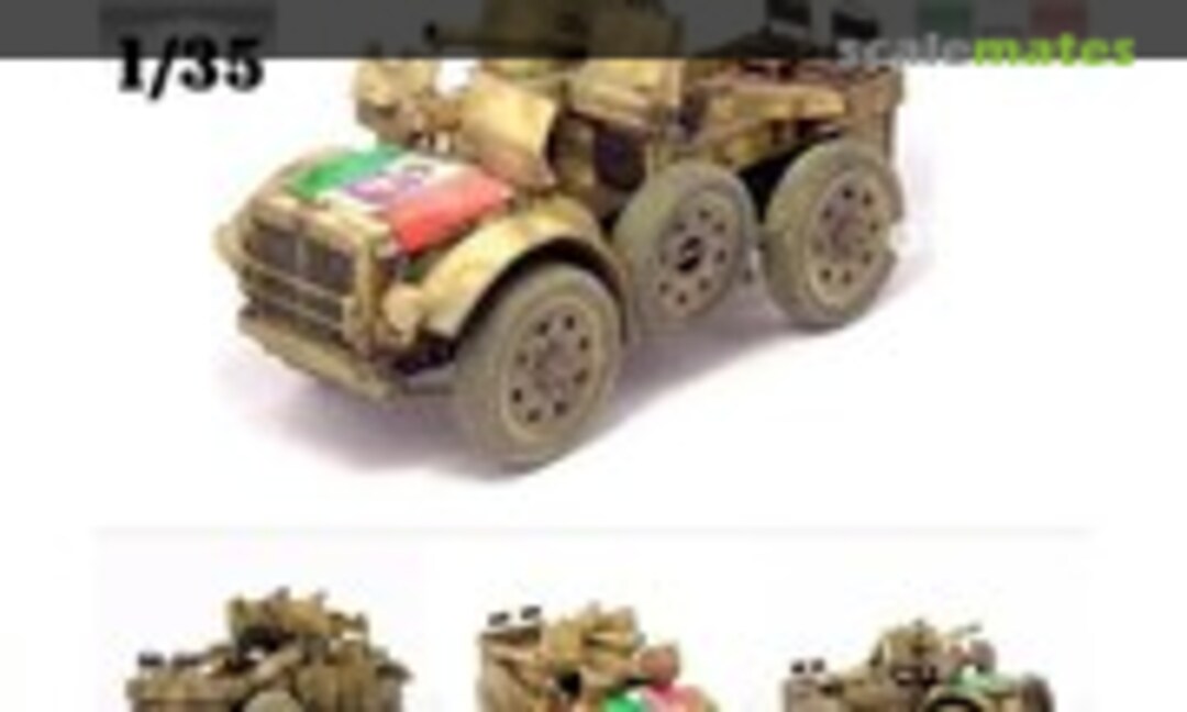 1:35 Autocannone Da 75/27 Su FIAT-SPA T.L.37 (MODEL 3D INT IT-SPG4)