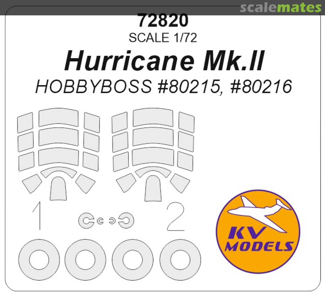 Boxart Hurricane Mk.II 72820 KV Models Boxart Hurricane Mk.II 72820 KV Models