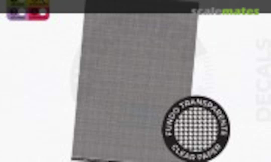 1:24 Black & Clear Houndstooth pattern (was MM0106c) (Mr. Model MM01000) MM01000