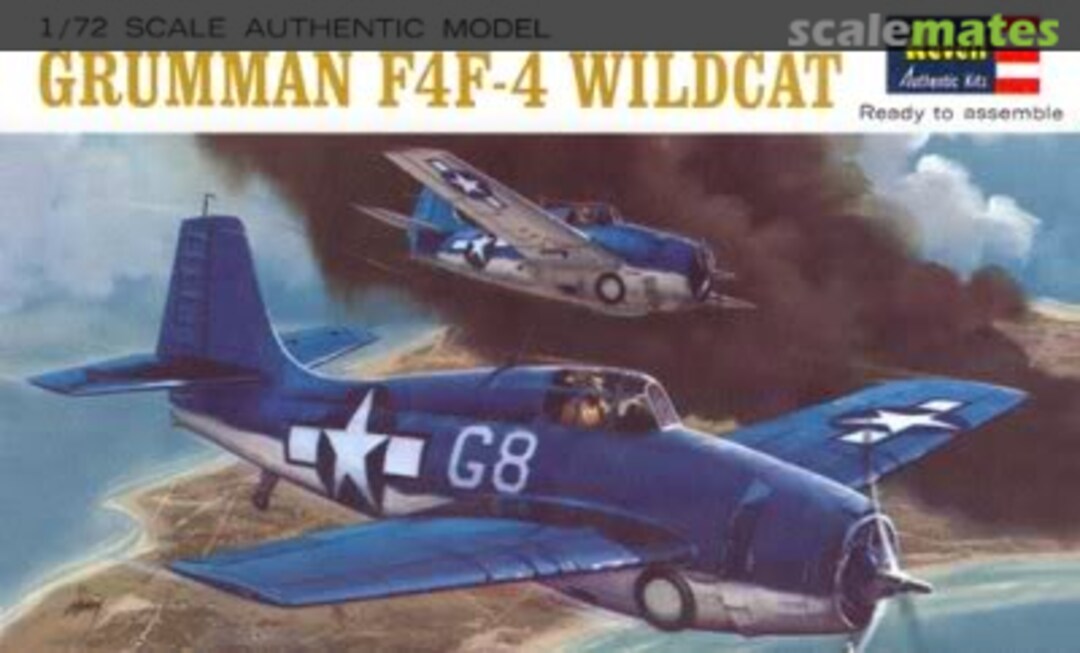Boxart Grumman F4F-4 Wildcat H-639 Revell Boxart Grumman F4F-4 Wildcat H-639 Revell