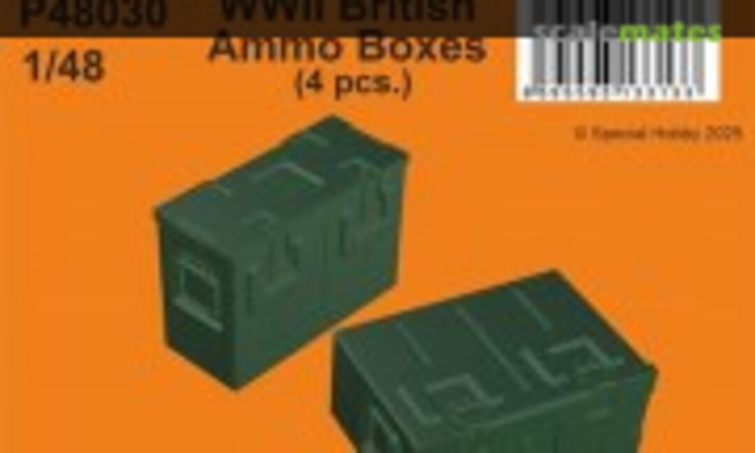 1:48 WWII British Ammo Boxes (CMK P48030) P48030